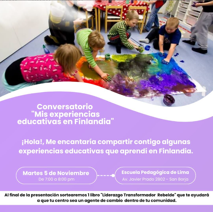 Conversatorio "Mis experiencias educativas en Finlandia"