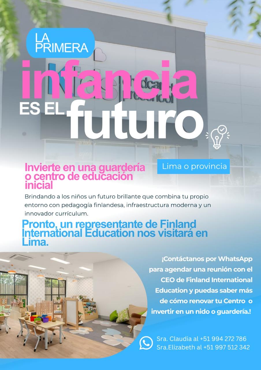 Invierte en el futuro del Peru invirtiendo en la primera infancia.